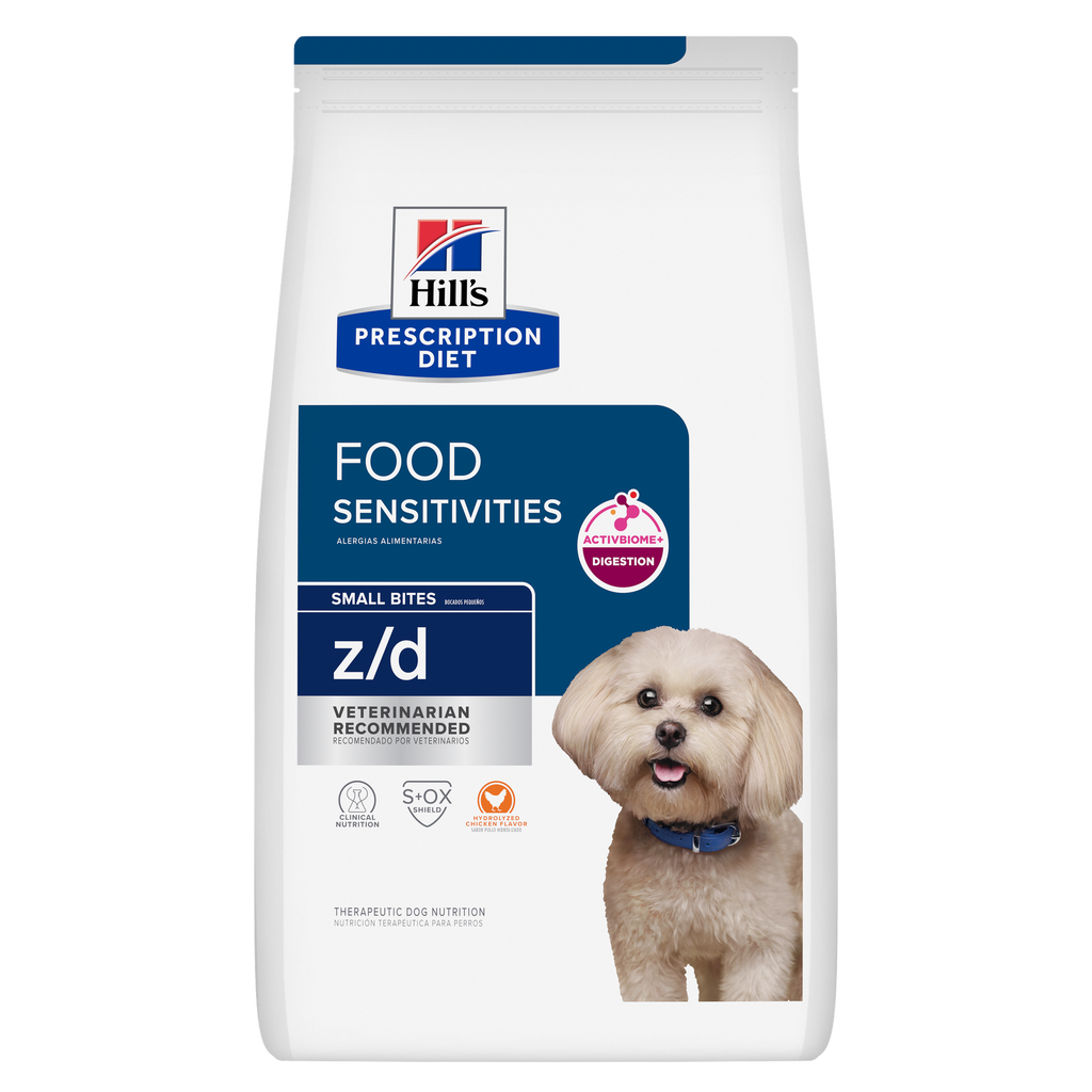 Hill's Prescription Diet อาหารสุนัขแบบเม็ดสูตร z/d Small Bites Hydrolyzed Chicken Flavor