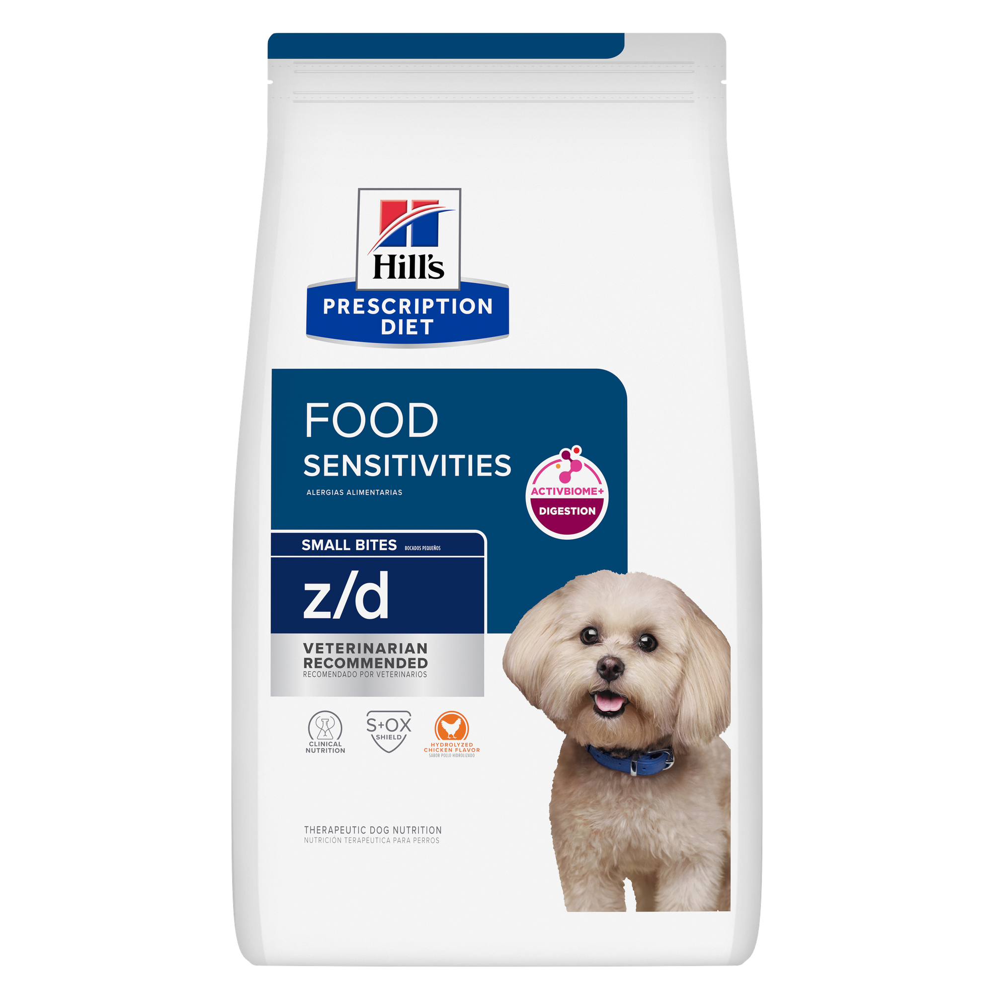 Hill's Prescription Diet: z/d Small Bites Hydrolyzed Chicken Flavor Dry Dog Food