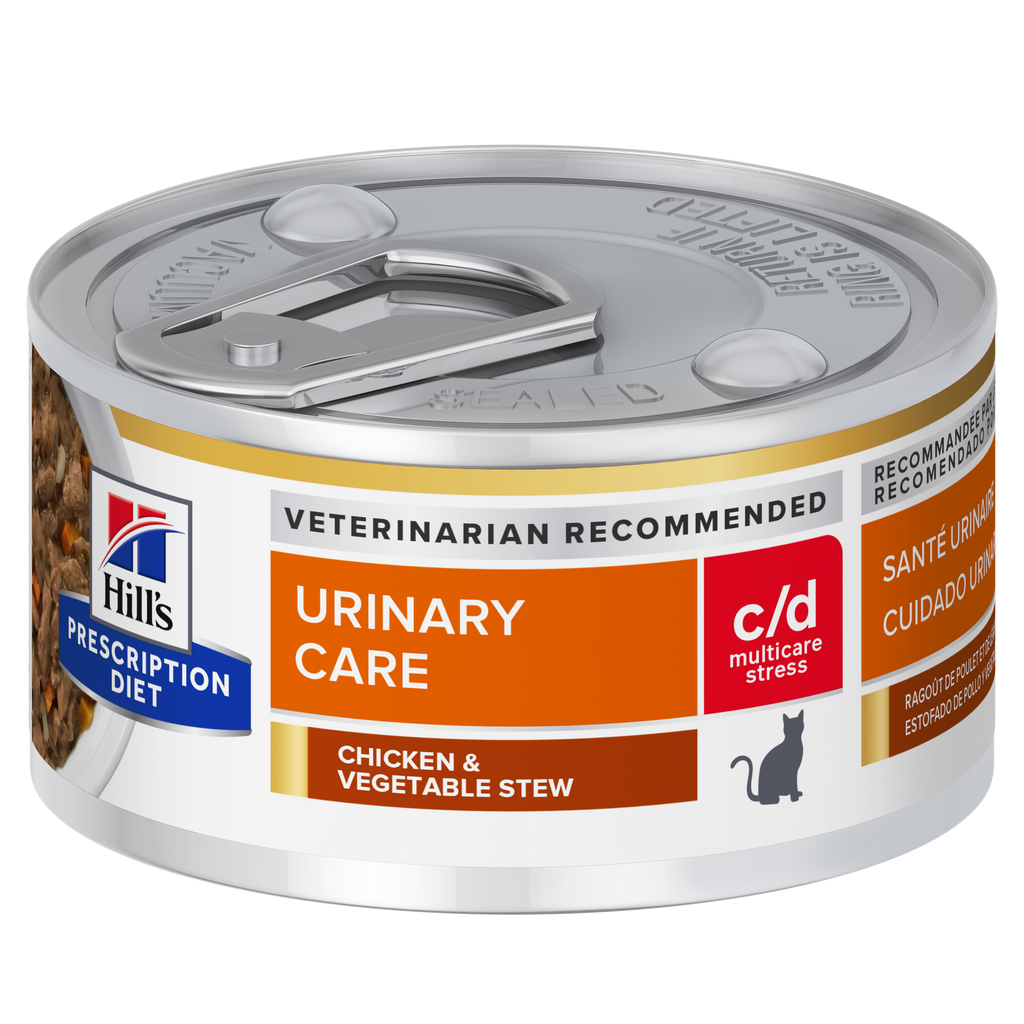 Hill's Prescription Diet: c/d Multicare Stress Chicken & Vegetable Stew Wet Cat Food