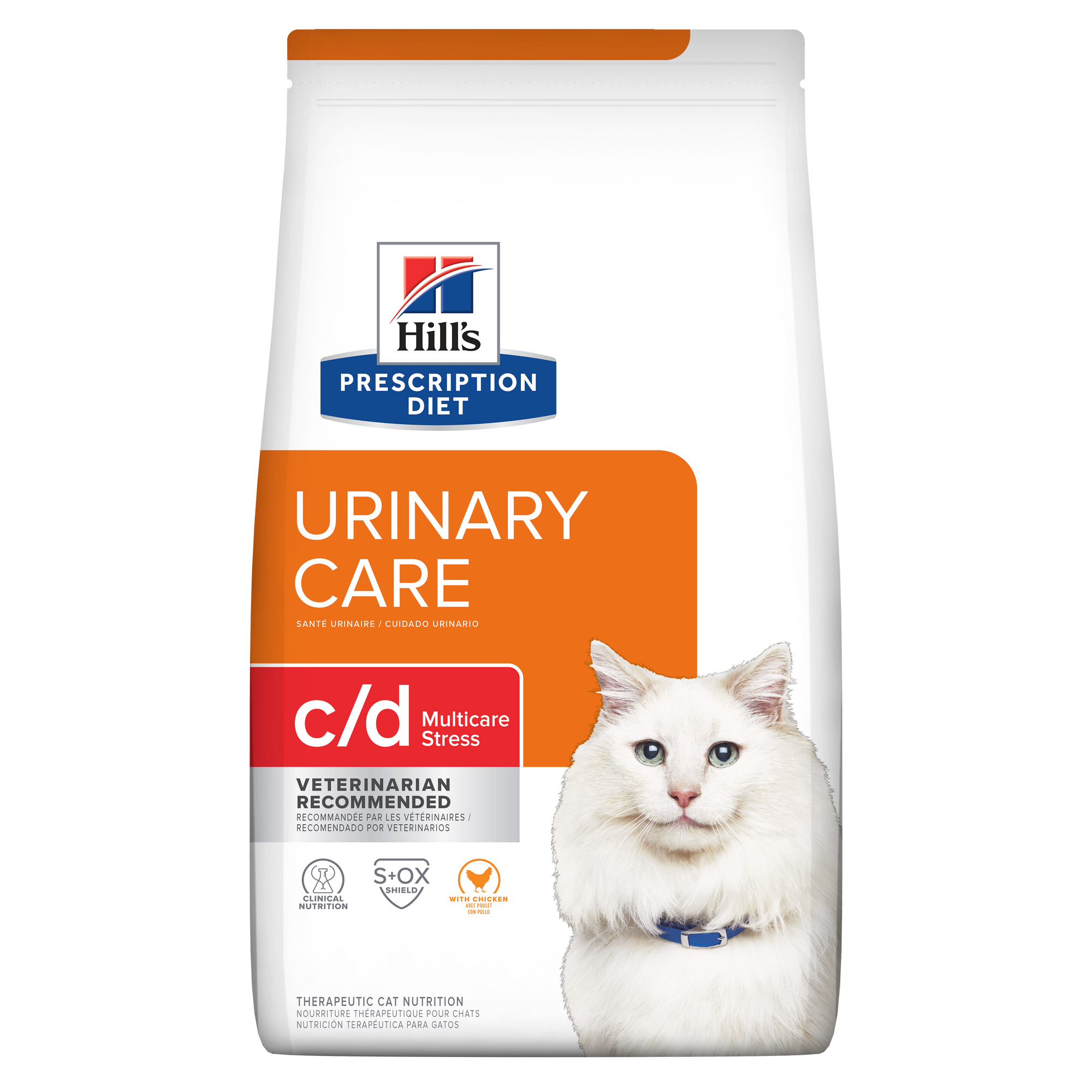 Hill's Prescription Diet: c/d Multicare Stress with Chicken Dry Cat Food