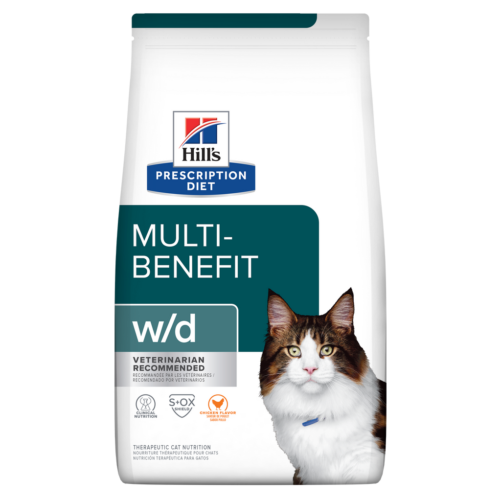 Hill's Prescription Diet: w/d Multi-Benefit Chicken Flavor Dry Cat Food