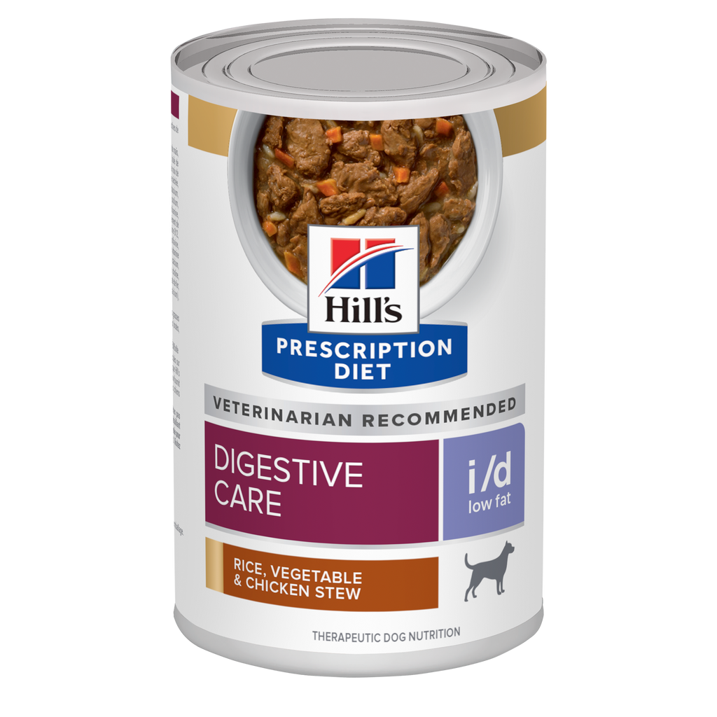 Hill's Prescription Diet: i/d Low Fat ข้าว ผัก และสตูว์ไก่ อาหารสุนัข