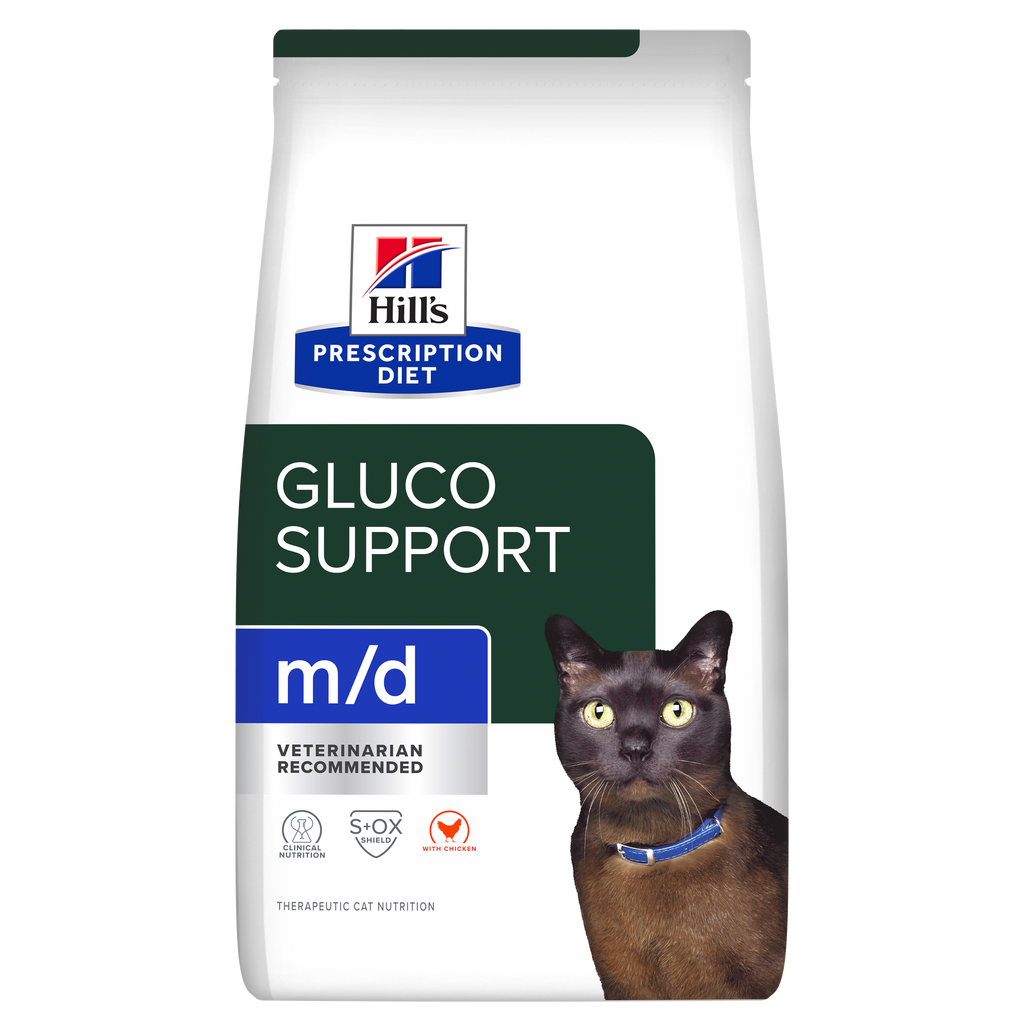 Hill's Prescription Diet: m/d GlucoSupport Feline with Chicken Dry Cat Food