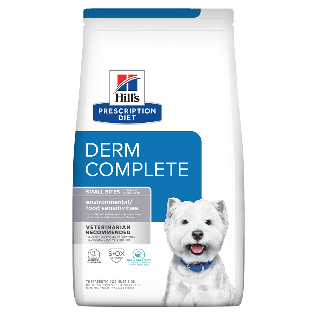 Hill's Prescription Diet: Derm Complete Small Bites Dry Dog Food