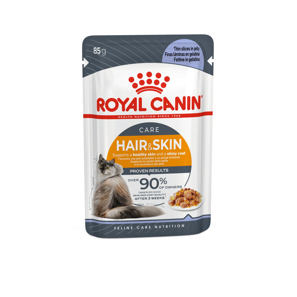 Royal Canin Hair & Skin Care Jelly Wet Cat Food