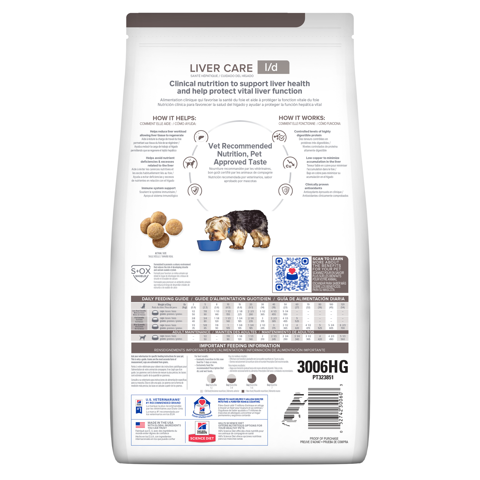 Hill's Prescription Diet: l/d Chicken Flavor Dry Dog Food