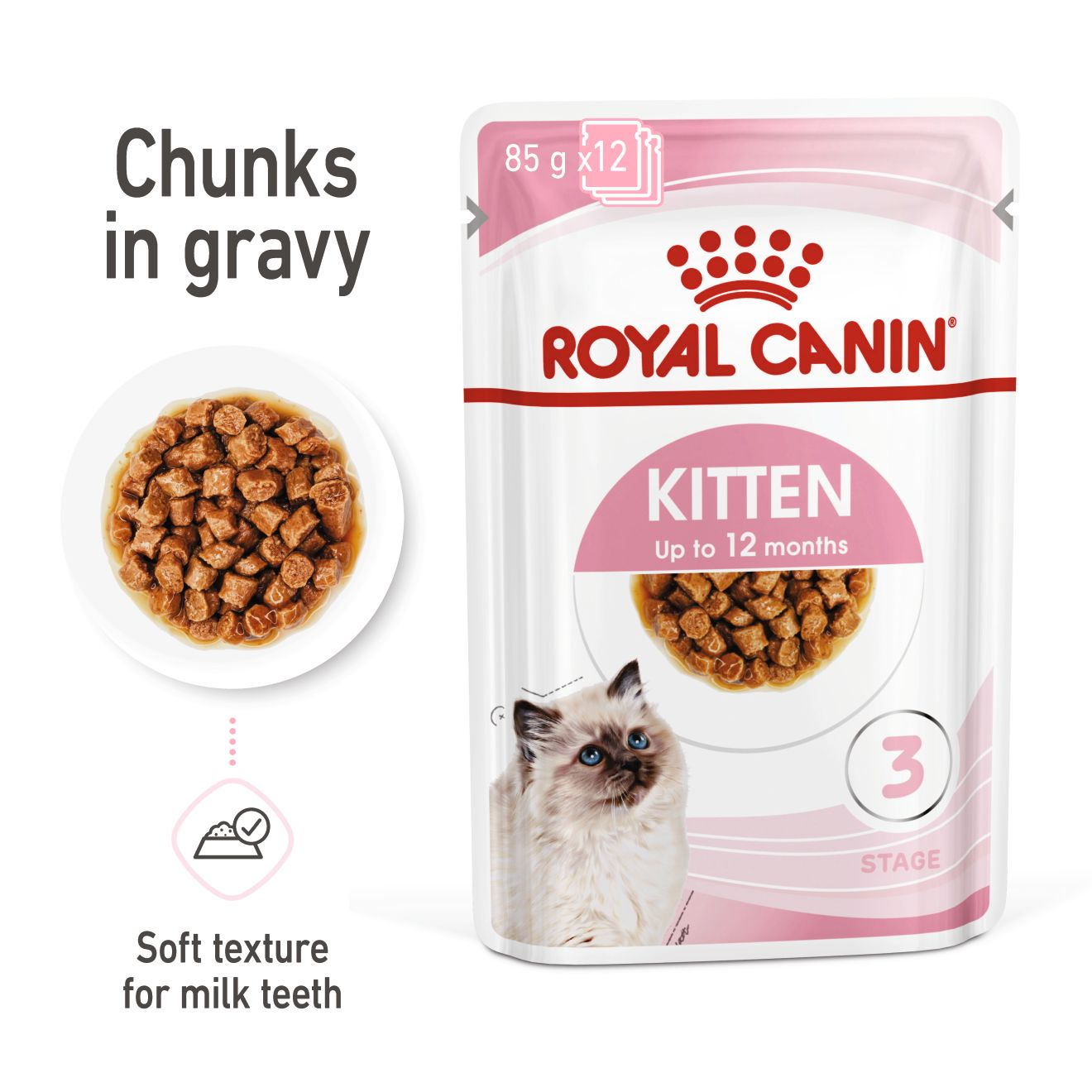 Royal Canin Kitten Gravy Wet Cat Food