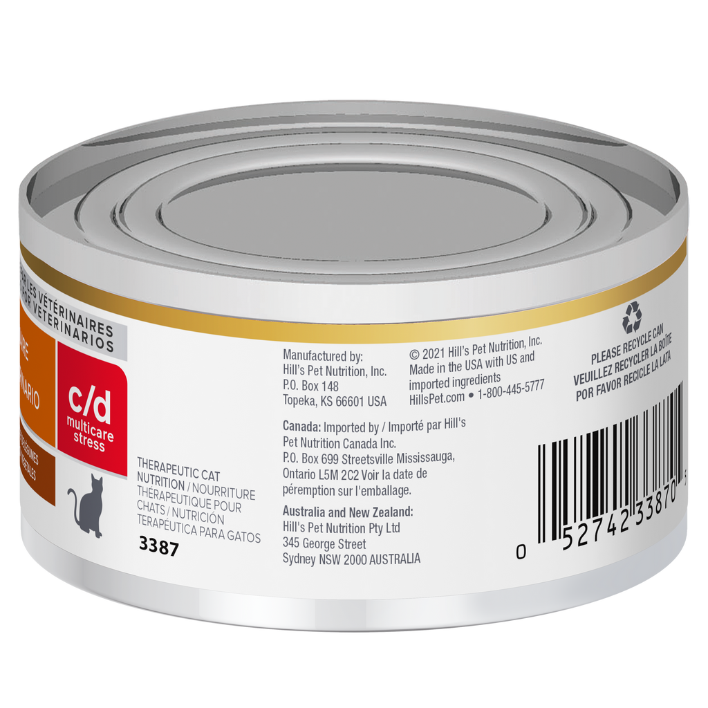 Hill's Prescription Diet: c/d Multicare Stress Chicken & Vegetable Stew Wet Cat Food