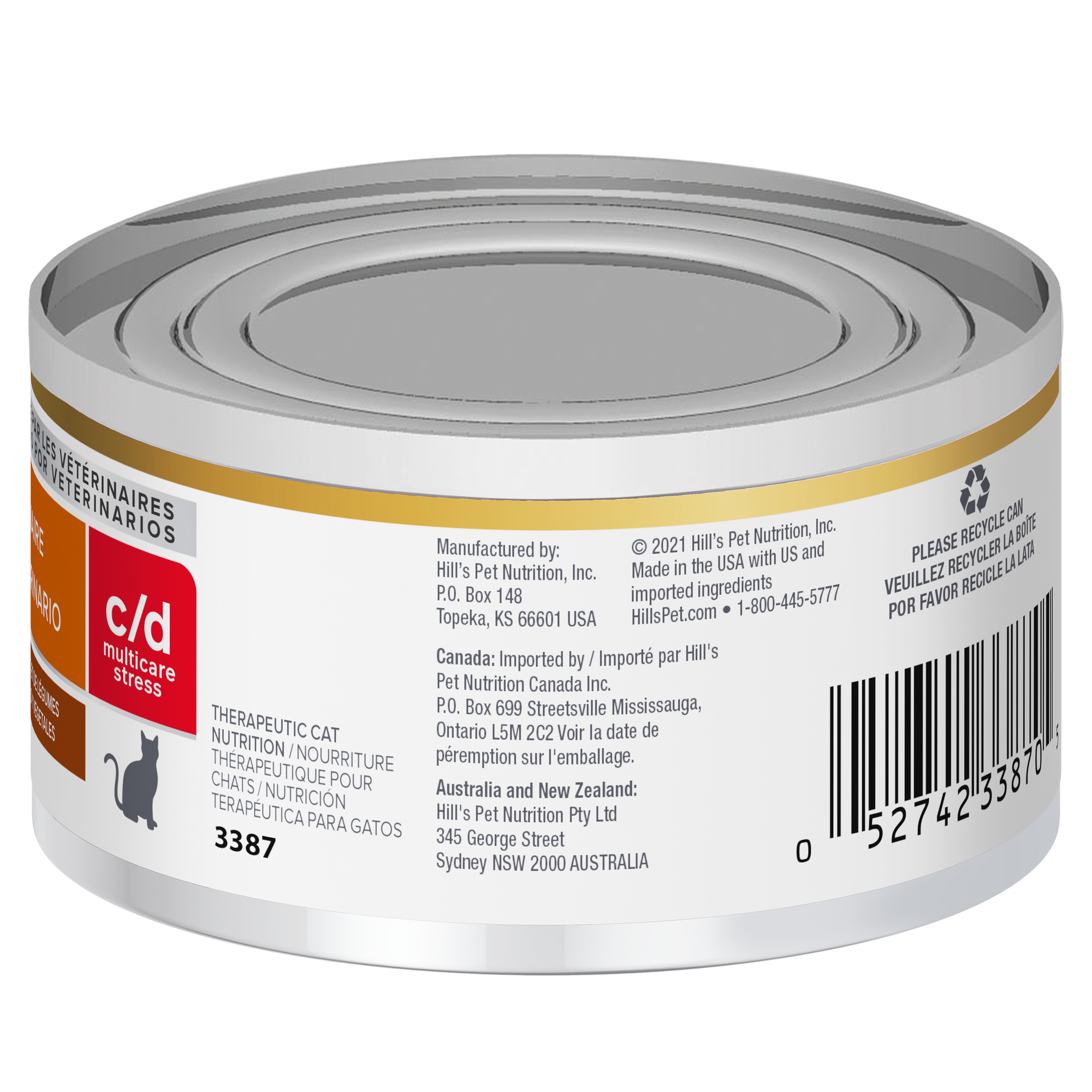 Hill's Prescription Diet: c/d Multicare Stress Chicken & Vegetable Stew Wet Cat Food