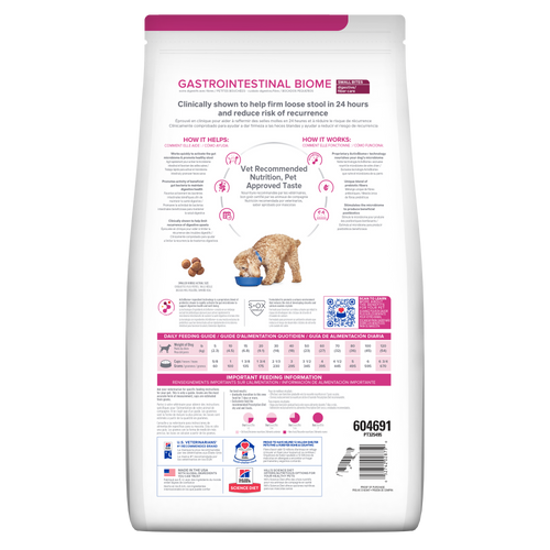 Hill's Prescription Diet: Gastrointestinal Biome Small Bites Dry Dog Food