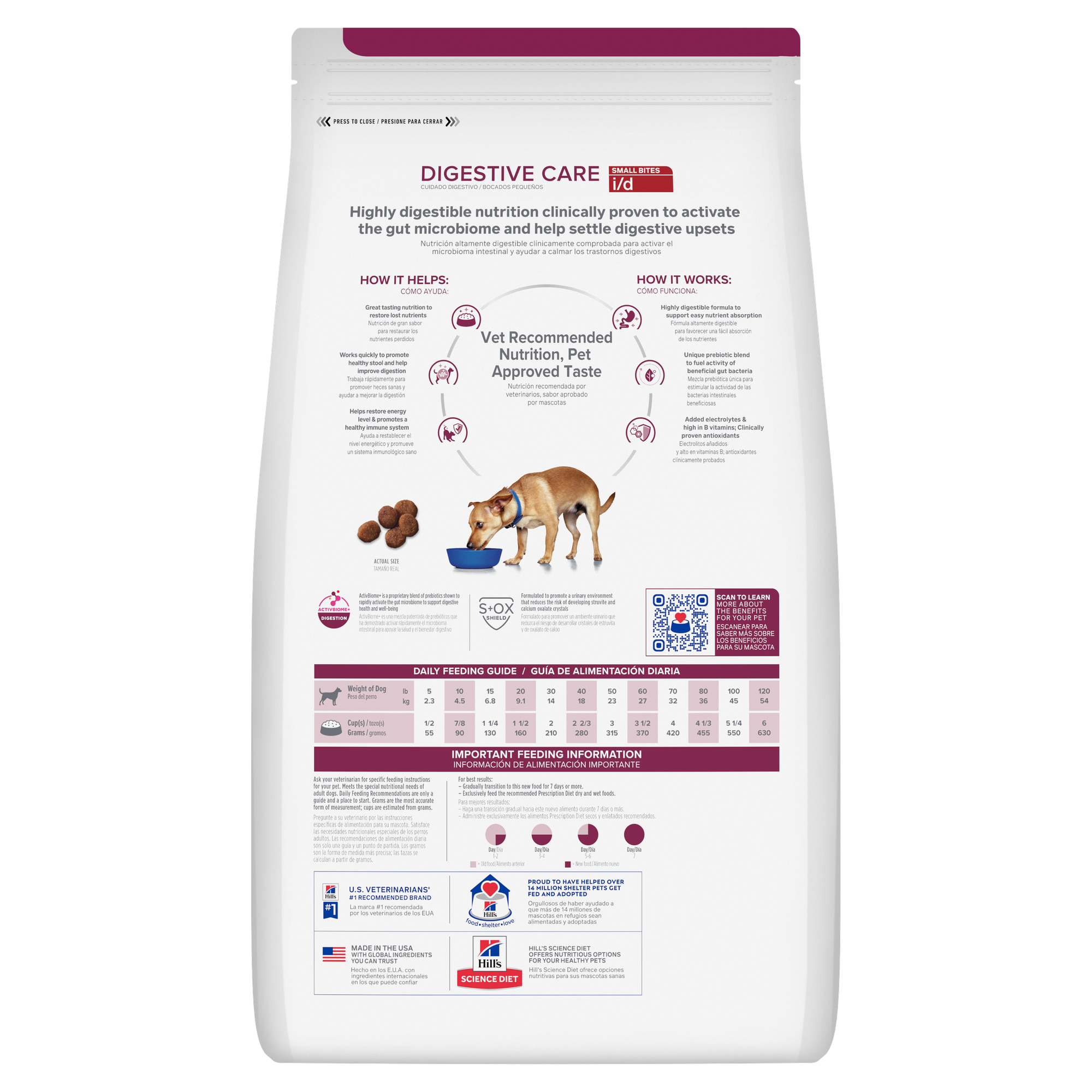 Hill's Prescription Diet: i/d Small Bites Chicken Flavor Dry Dog Food