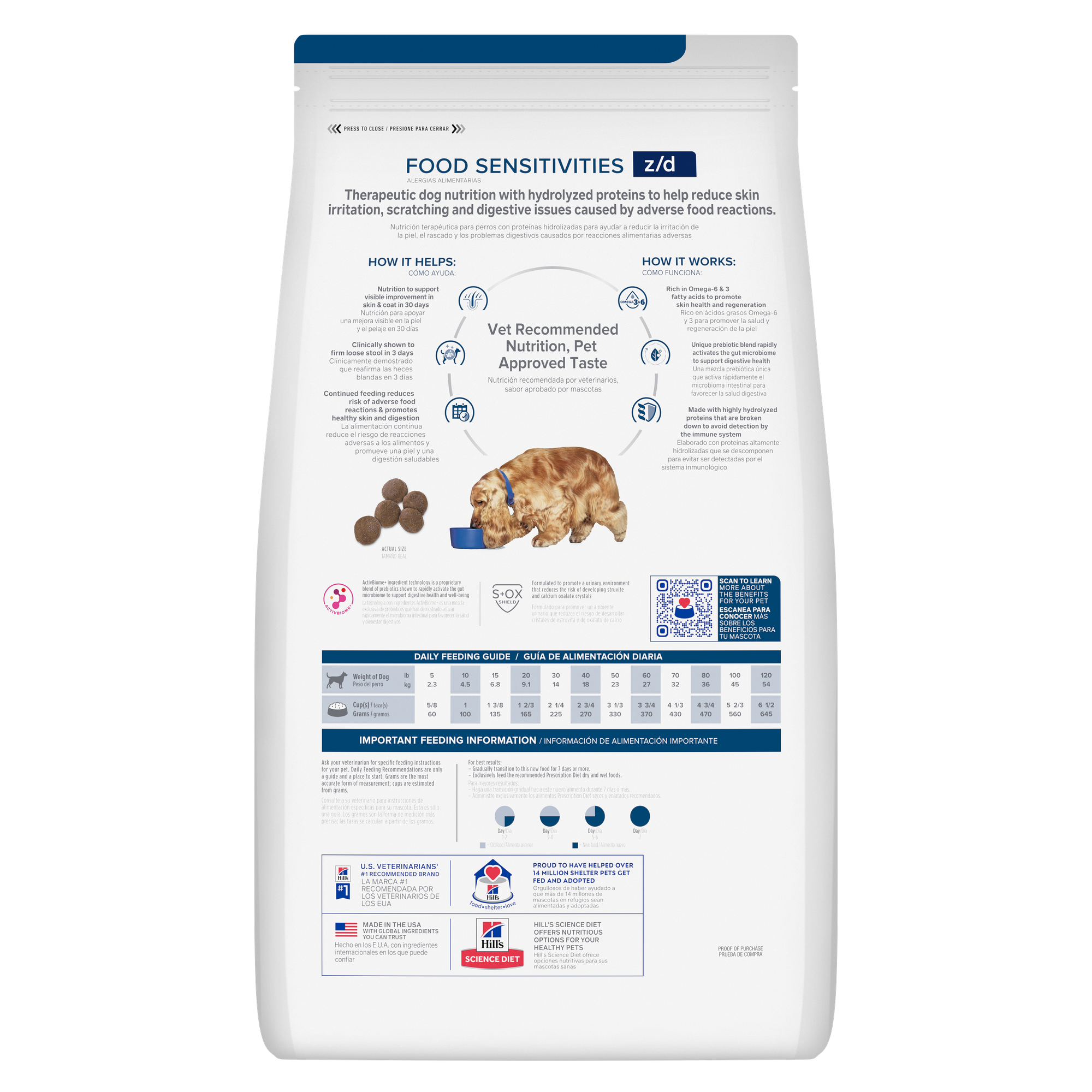 Hill's Prescription Diet: z/d Hydrolyzed Chicken Flavor Dry Dog Food
