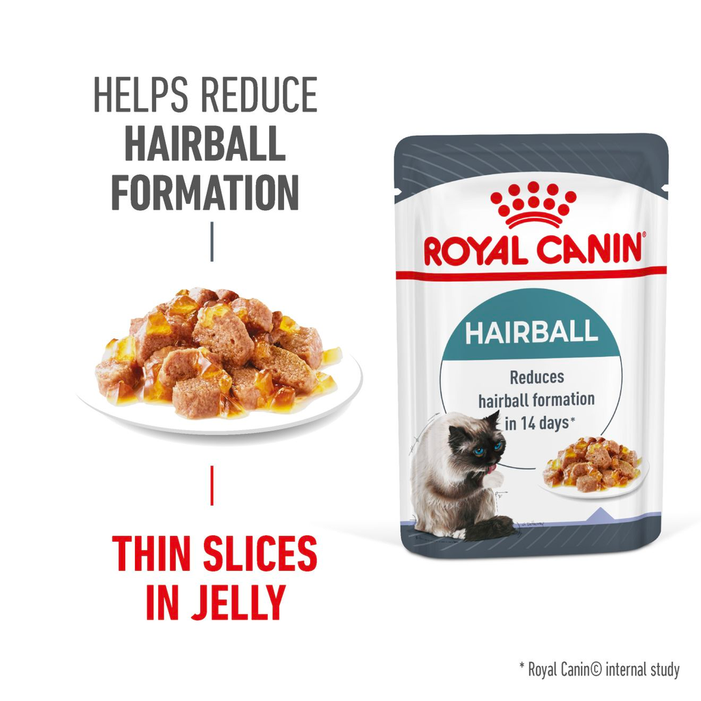Royal Canin Hairball Care: Jelly Wet Cat Food