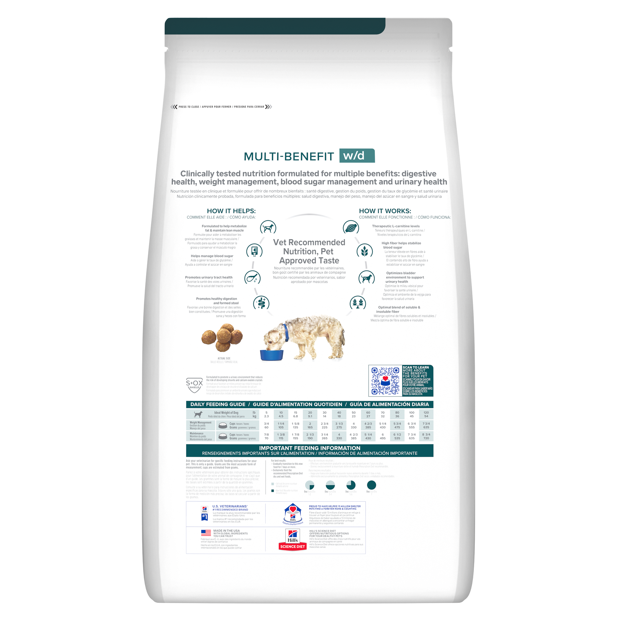 Hill's Prescription Diet: w/d Multi-Benefit Dry Dog Food