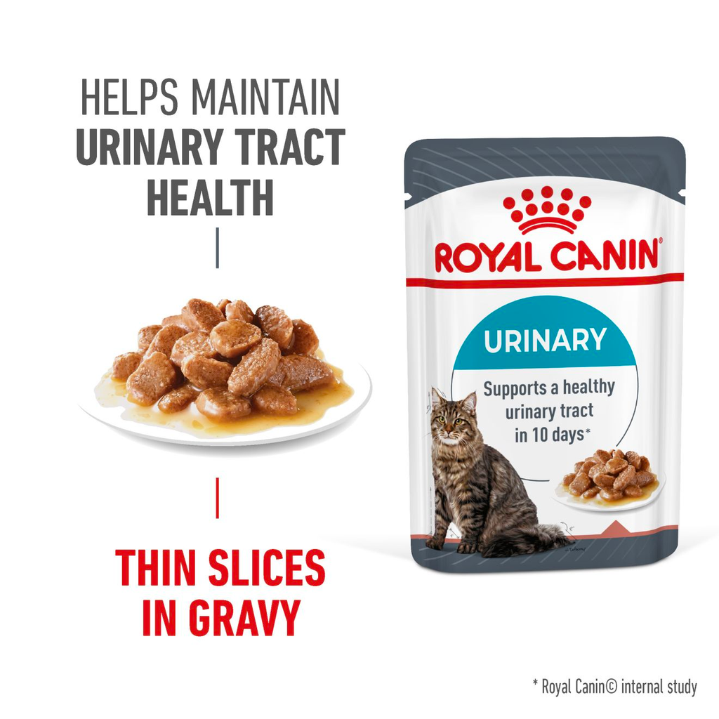 อาหารเปียกสำหรับแมว Royal Canin Urinary Care สูตรเกรวี่