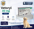 Vetoryl 30 mg ยาสำหรับสุนัขที่ใช้ควบคุมภาวะ Cushing's disease ช่วยลดการสร้างฮอร์โมนคอร์ติซอลที่มากเกินไป