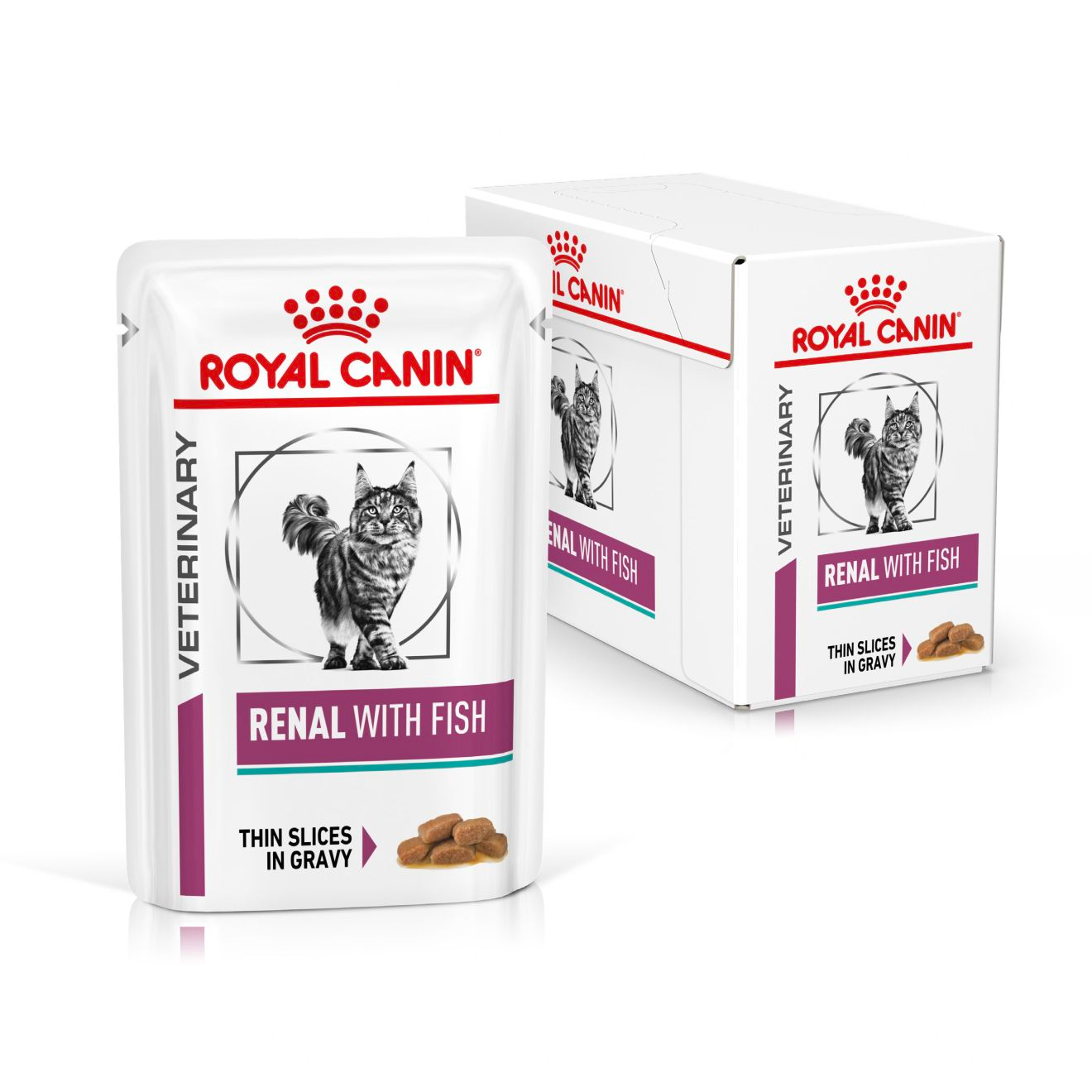 Royal Canin Veterinary Diet: Renal with Fish Wet Cat Food